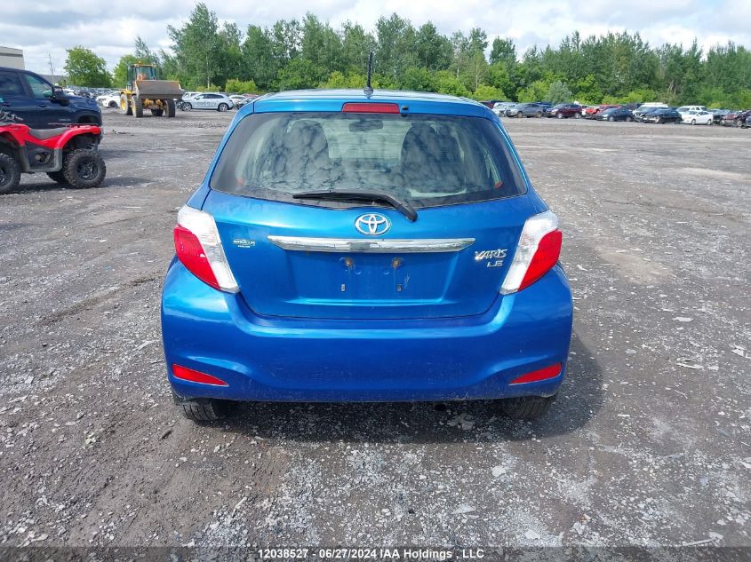 2013 Toyota Yaris VIN: JTDKTUD32DD570267 Lot: 12038527