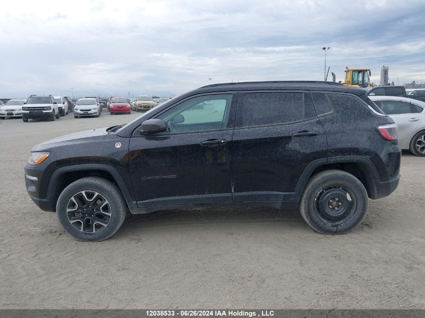 2021 Jeep Compass Trailhawk VIN: 3C4NJDDB9MT517599 Lot: 12038533