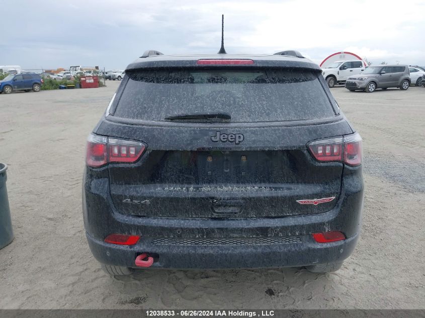 2021 Jeep Compass Trailhawk VIN: 3C4NJDDB9MT517599 Lot: 12038533