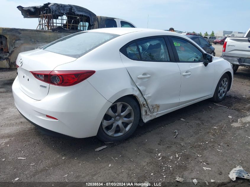 2017 Mazda Mazda3 VIN: JM1BN1U74H1116542 Lot: 12038534