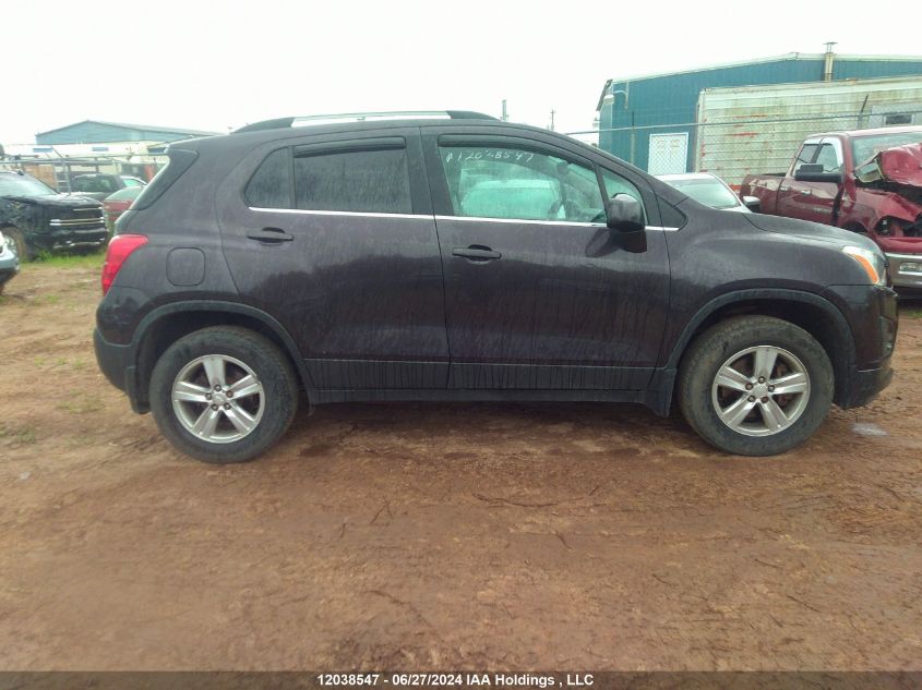 2015 Chevrolet Trax VIN: 3GNCJRSB1FL126349 Lot: 12038547