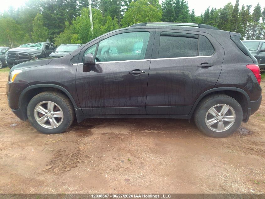 2015 Chevrolet Trax VIN: 3GNCJRSB1FL126349 Lot: 12038547