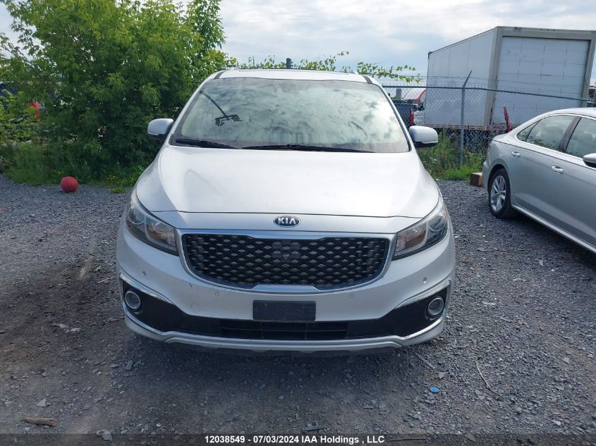 2015 Kia Sedona VIN: KNDME5C11F6042056 Lot: 12038549