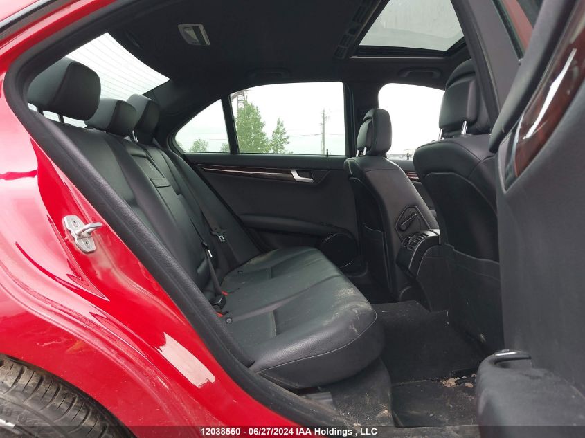 2013 Mercedes-Benz C-Class VIN: WDDGF8AB1DA794282 Lot: 12038550