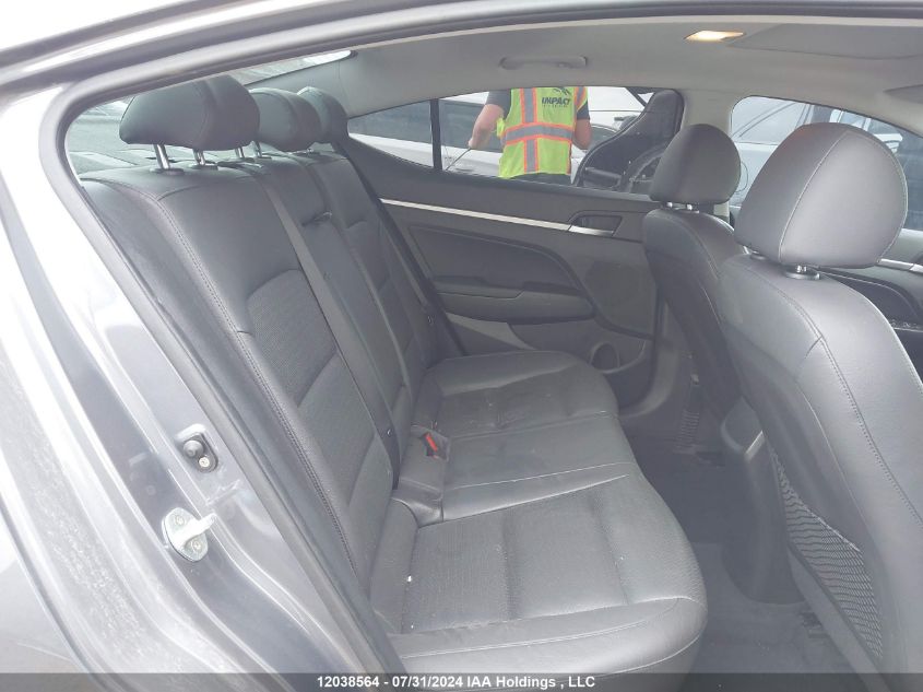 2019 Hyundai Elantra Luxury VIN: KMHD84LF3KU775904 Lot: 12038564