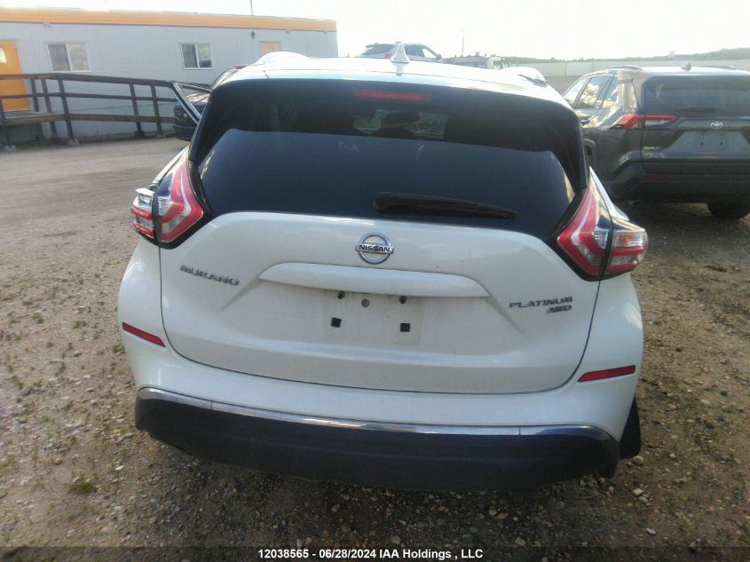 2018 Nissan Murano Platinum VIN: 5N1AZ2MH2JN140931 Lot: 12038565