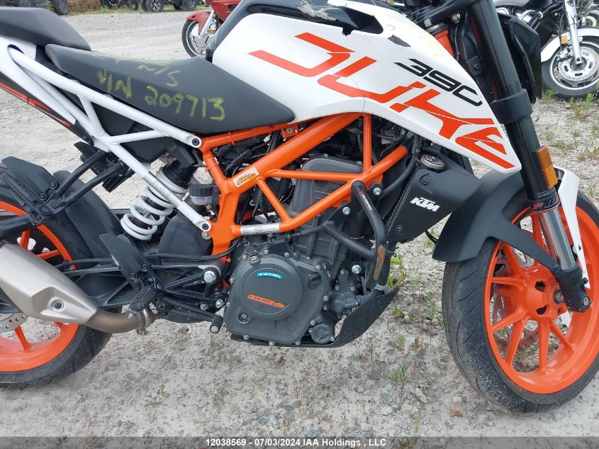 2019 Ktm 390 Duke VIN: MD2JPJ401KC209713 Lot: 12038569