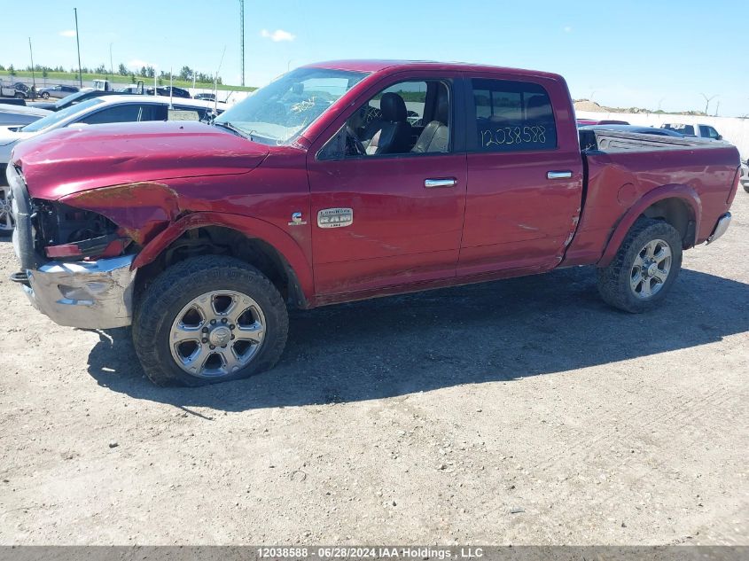 2012 Ram 2500 Laramie Longhorn VIN: 3C6UD5GL9CG270628 Lot: 12038588