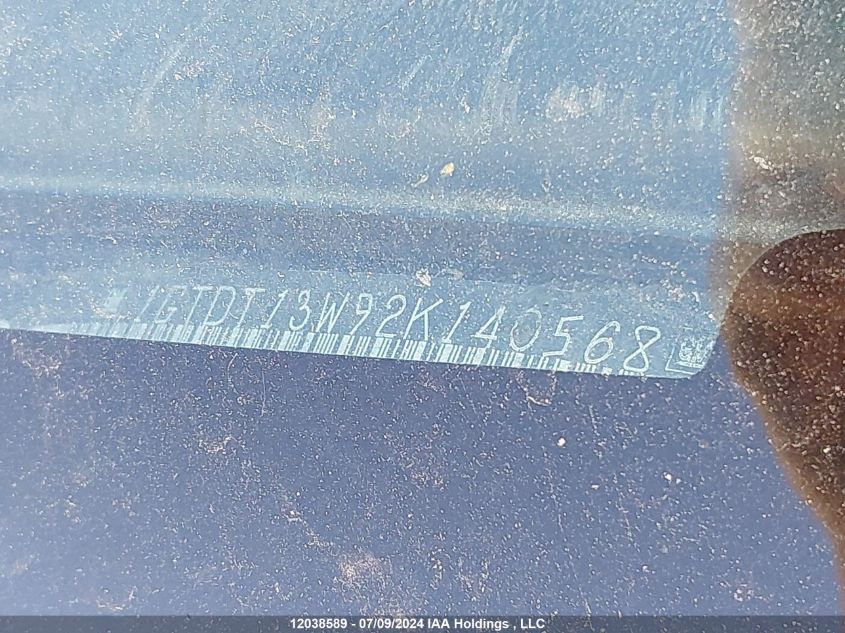 2002 GMC Sonoma VIN: 1GTDT13W92K140568 Lot: 12038589