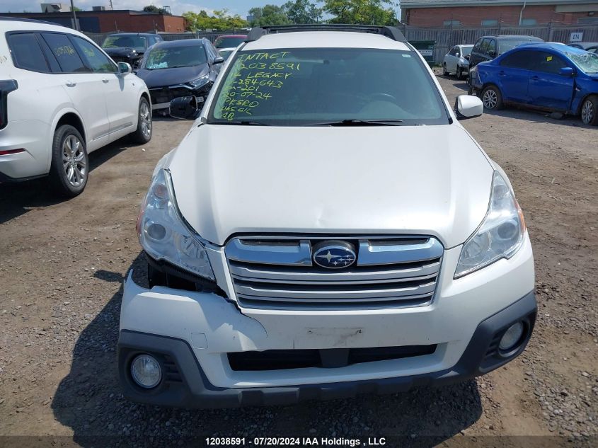 2014 Subaru Legacy Outback VIN: 4S4BRGBC1E3284643 Lot: 12038591