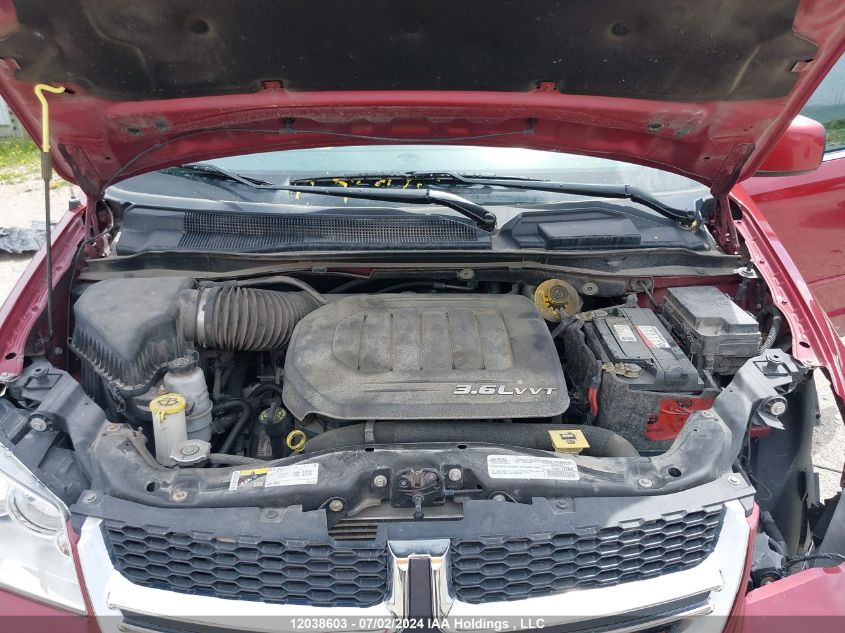 2015 Dodge Grand Caravan Se/Sxt VIN: 2C4RDGBG5FR722495 Lot: 12038603