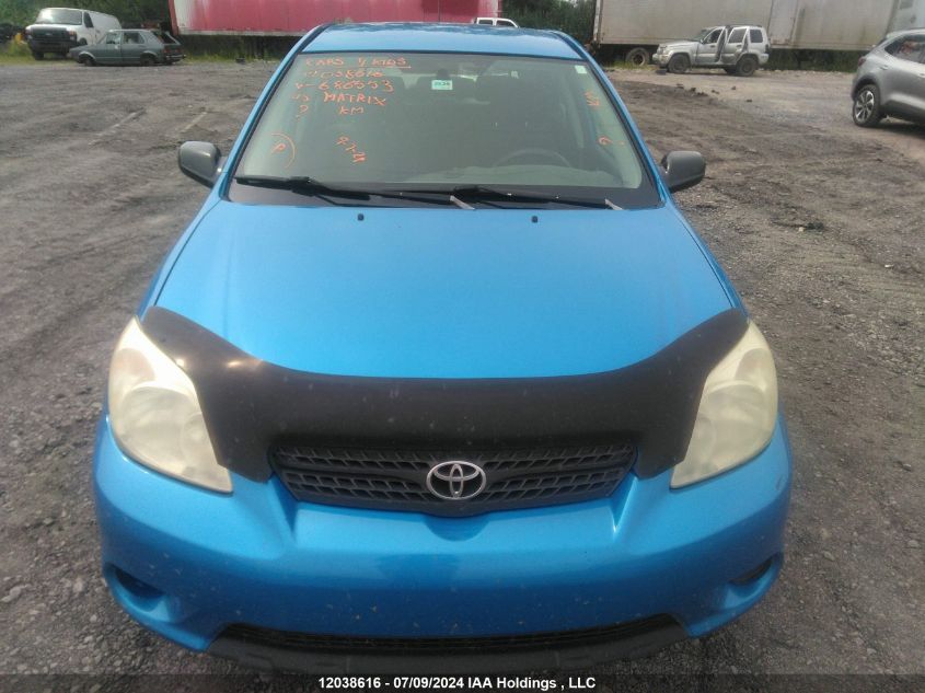 2008 Toyota Matrix VIN: 2T1KR32E28C686553 Lot: 12038616