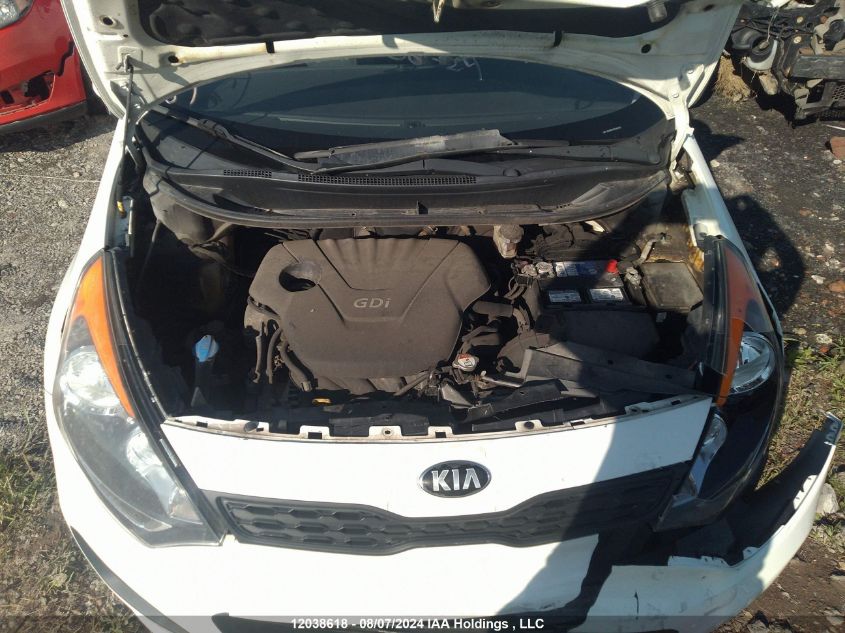 2015 Kia Rio Lx VIN: KNADM5A34F6981562 Lot: 12038618