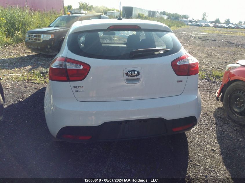 2015 Kia Rio Lx VIN: KNADM5A34F6981562 Lot: 12038618