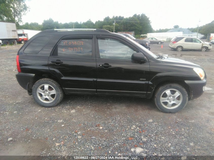 2006 Kia Sportage VIN: KNDJE723X67247399 Lot: 12038622