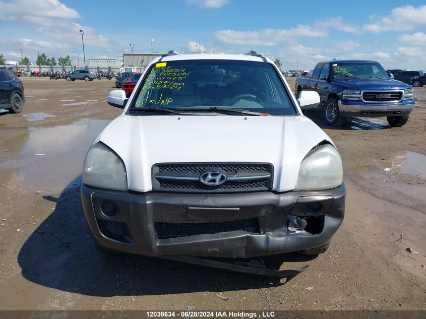 2005 Hyundai Tucson VIN: KM8JM12D05U102425 Lot: 12038634