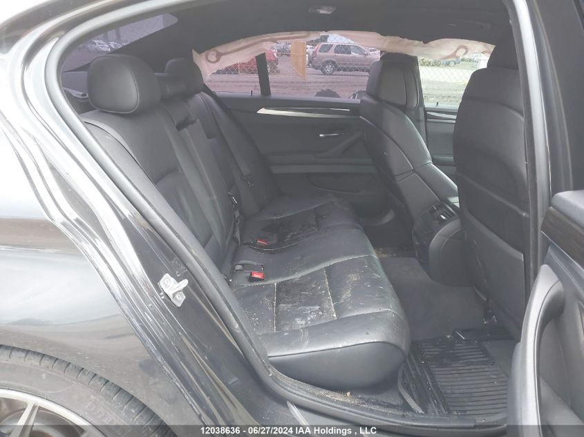 2013 BMW 5 Series VIN: WBAFU7C52DDU67883 Lot: 12038636