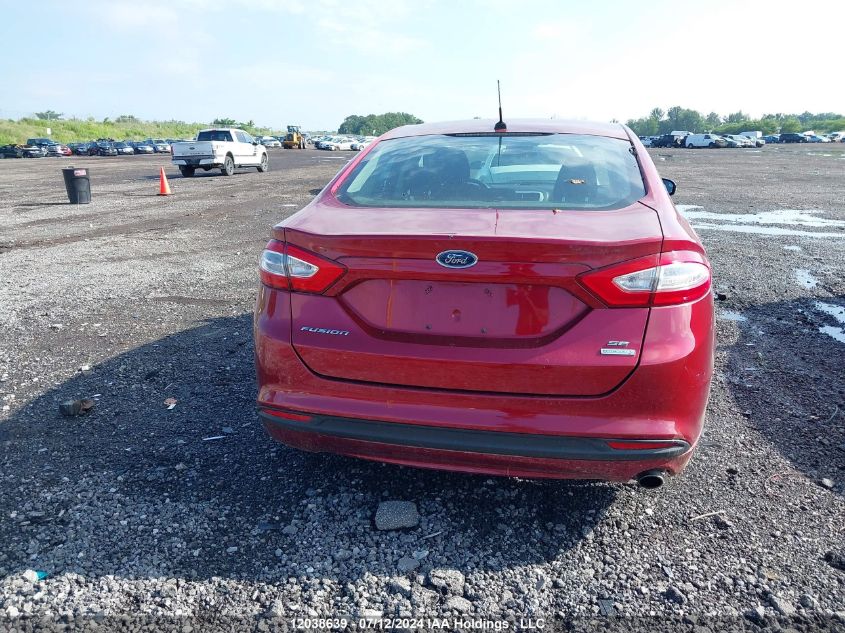 2013 Ford Fusion Se VIN: 3FA6P0HR2DR109158 Lot: 12038639