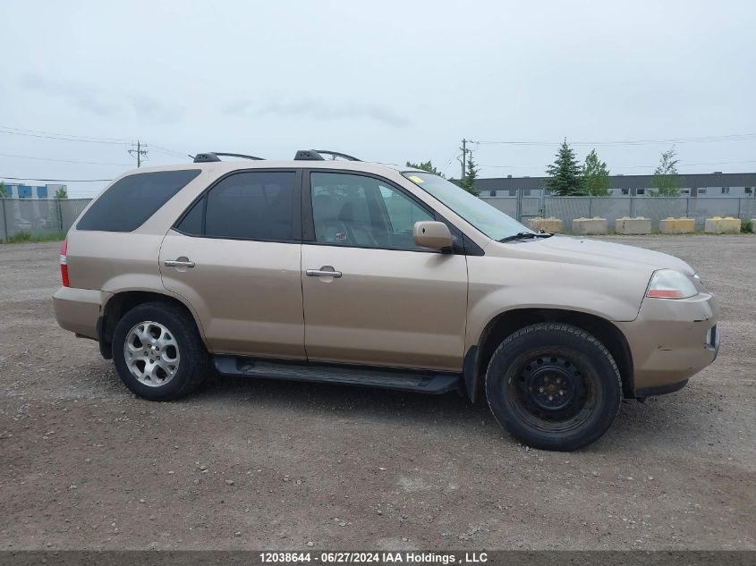 2001 Acura Mdx VIN: 2HNYD18691H001550 Lot: 12038644