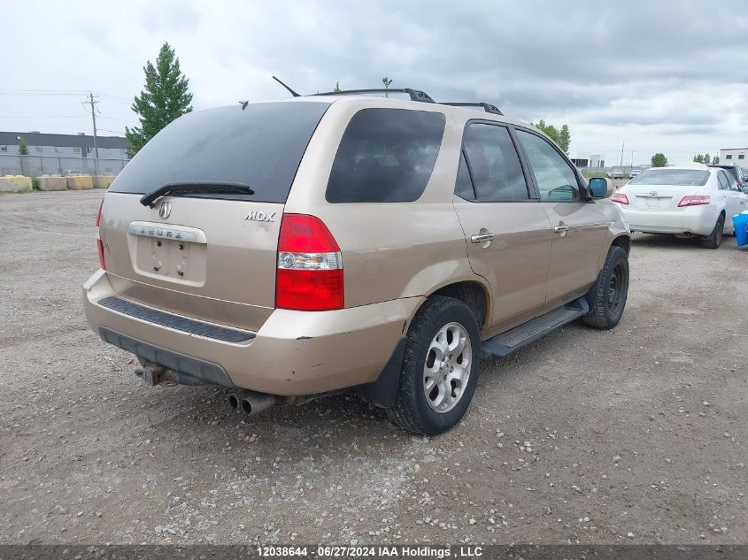 2001 Acura Mdx VIN: 2HNYD18691H001550 Lot: 12038644