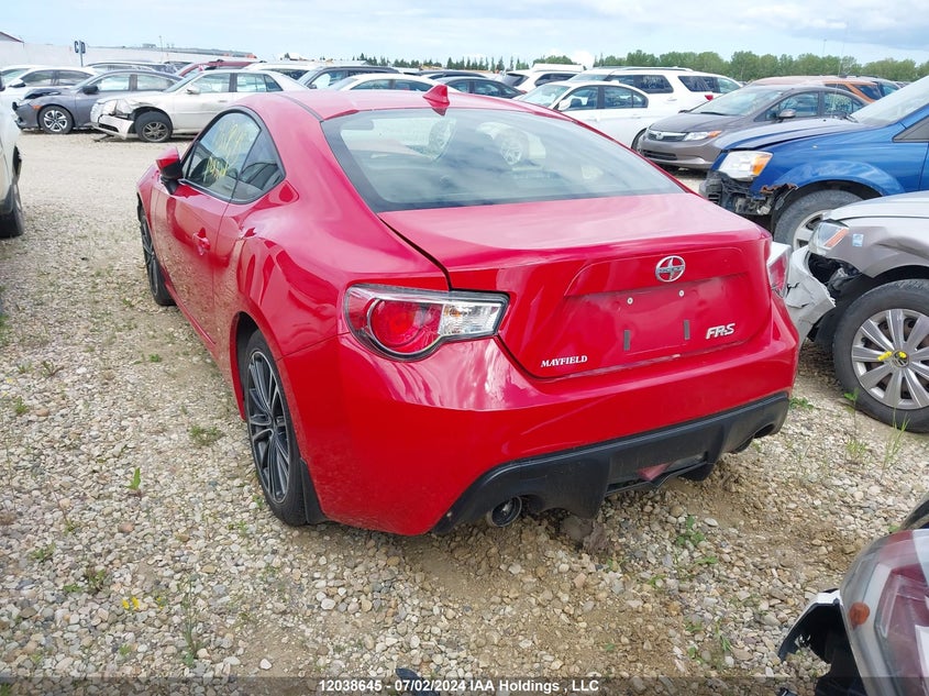 2015 Toyota Scion Fr-S VIN: JF1ZNAA17F8705206 Lot: 12038645
