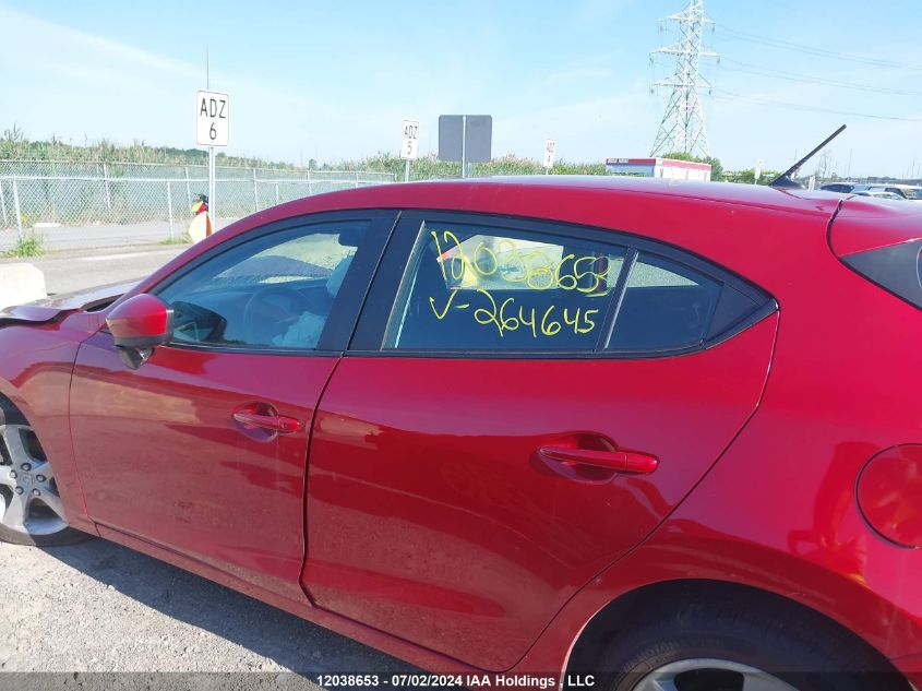 2018 Mazda Mazda3 Sport VIN: 3MZBN1K77JM264645 Lot: 12038653