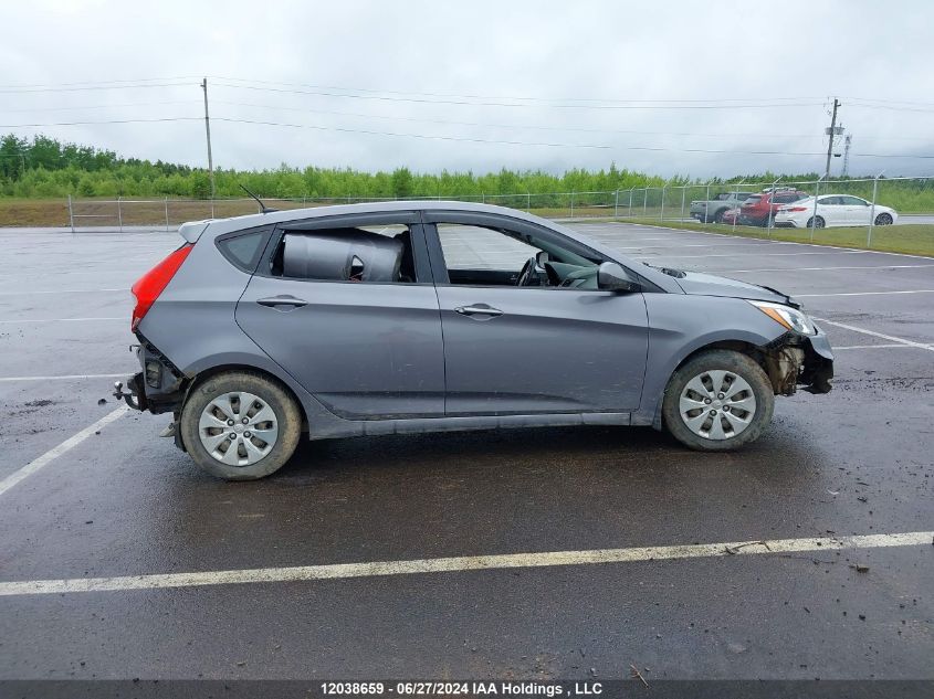 2015 Hyundai Accent Gl VIN: KMHCT5AE6FU206304 Lot: 12038659