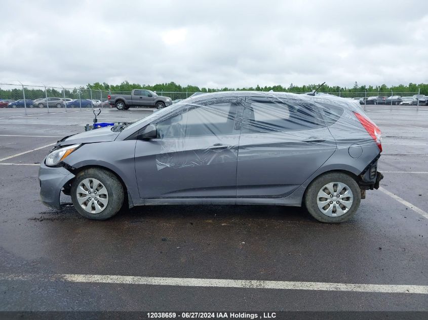 2015 Hyundai Accent Gl VIN: KMHCT5AE6FU206304 Lot: 12038659
