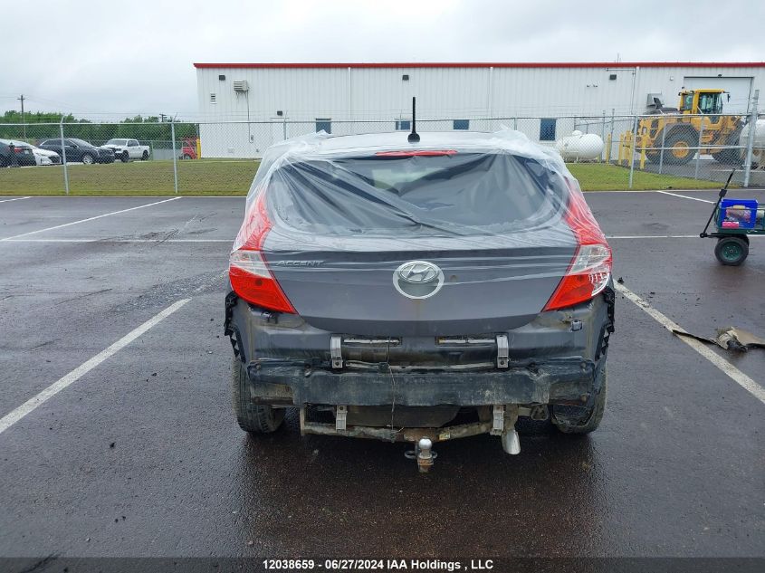 2015 Hyundai Accent Gl VIN: KMHCT5AE6FU206304 Lot: 12038659