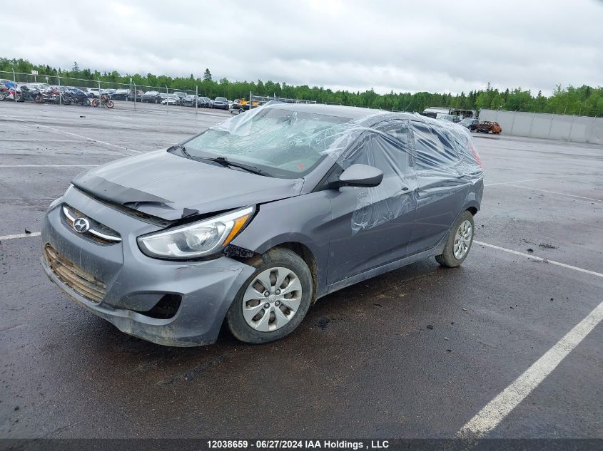 2015 Hyundai Accent Gl VIN: KMHCT5AE6FU206304 Lot: 12038659