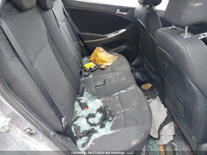 2015 Hyundai Accent Gl VIN: KMHCT5AE6FU206304 Lot: 12038659