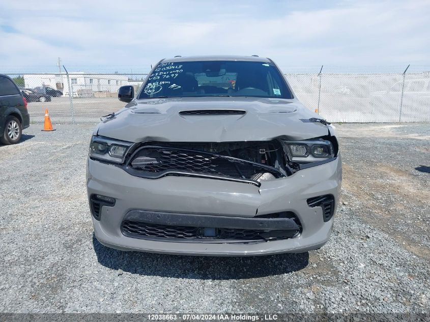 2023 Dodge Durango R/T VIN: 1C4SDJCT6PC567699 Lot: 12038663