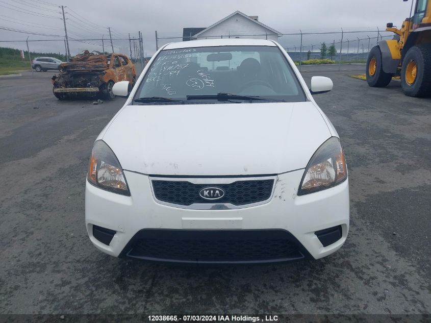 2011 Kia Rio VIN: KNADH4B31B6916787 Lot: 12038665