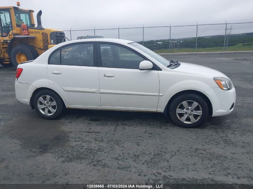 2011 Kia Rio VIN: KNADH4B31B6916787 Lot: 12038665