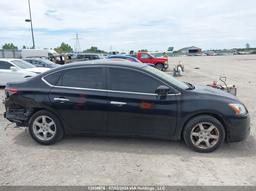 2013 Nissan Sentra S/Sv/Sr/Sl VIN: 3N1AB7AP7DL707806 Lot: 12038676