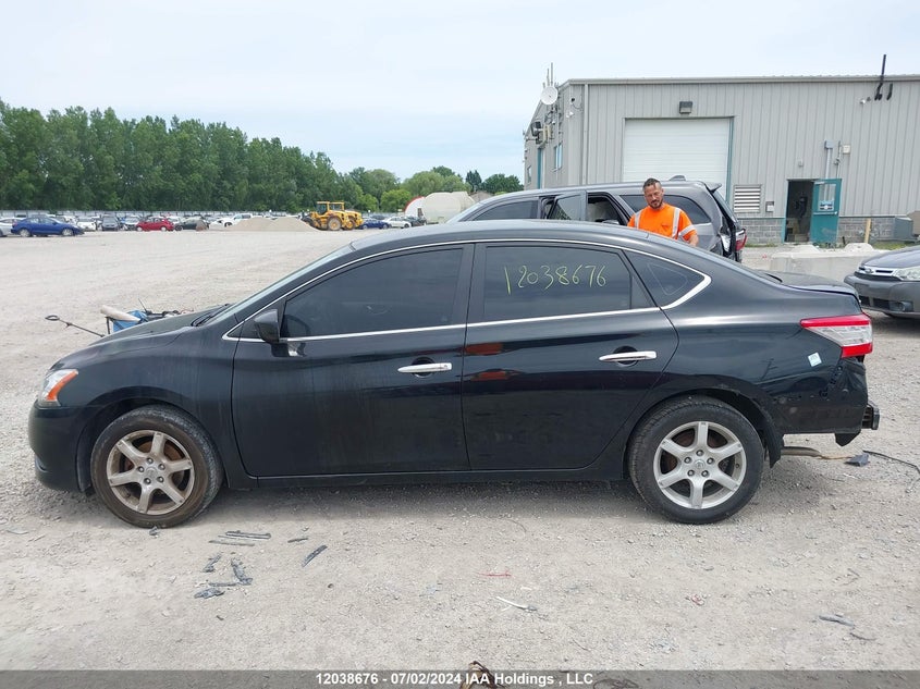 2013 Nissan Sentra S/Sv/Sr/Sl VIN: 3N1AB7AP7DL707806 Lot: 12038676