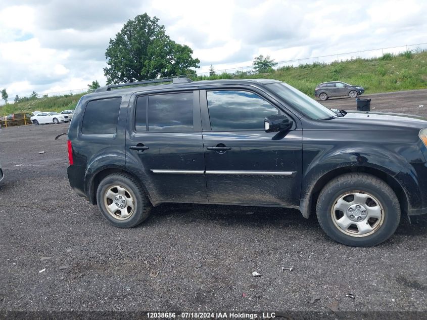 2011 Honda Pilot VIN: 5FNYF4H91BB505142 Lot: 12038686