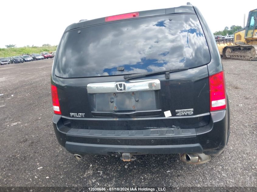 2011 Honda Pilot VIN: 5FNYF4H91BB505142 Lot: 12038686