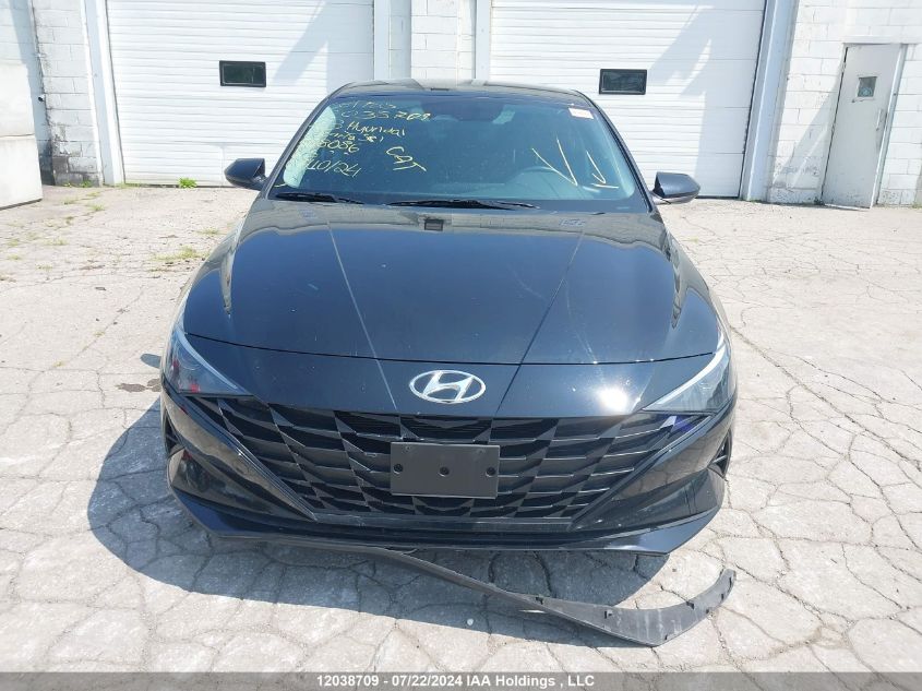 2023 Hyundai Elantra Sel VIN: KMHLM4AG6PU508086 Lot: 12038709