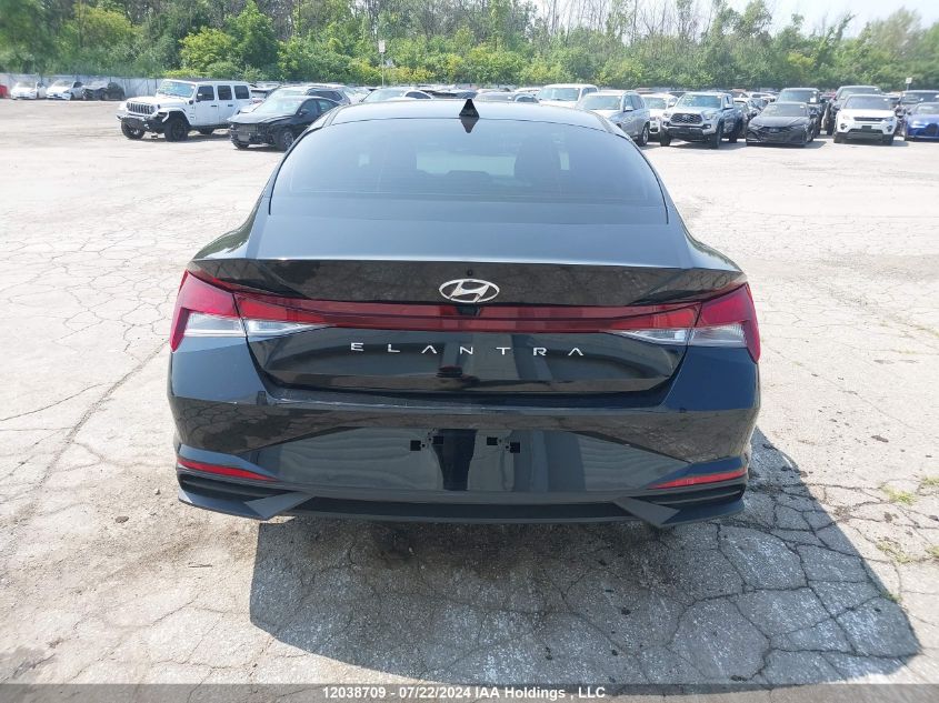 2023 Hyundai Elantra Sel VIN: KMHLM4AG6PU508086 Lot: 12038709