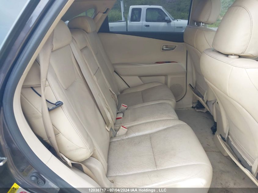 2010 Lexus Rx 350 VIN: 2T2BK1BA4AC033942 Lot: 12038717