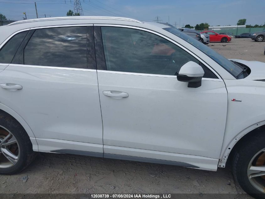 2020 Audi Q3 VIN: WA1EECF3XL1096321 Lot: 12038739