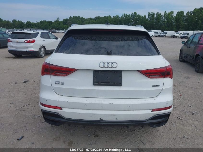 2020 Audi Q3 VIN: WA1EECF3XL1096321 Lot: 12038739