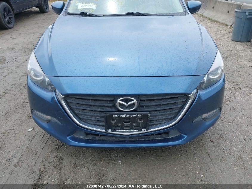 2018 Mazda Mazda3 VIN: 3MZBN1V73JM229905 Lot: 12038742