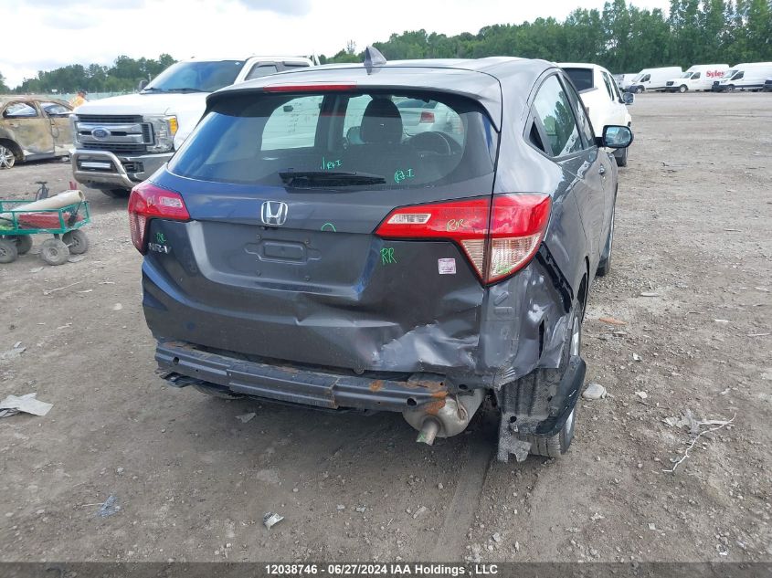2016 Honda Hr-V Lx VIN: 3CZRU5H35GM100054 Lot: 12038746