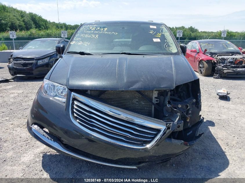 2011 Chrysler Town & Country VIN: 2A4RR8DG0BR708688 Lot: 12038749