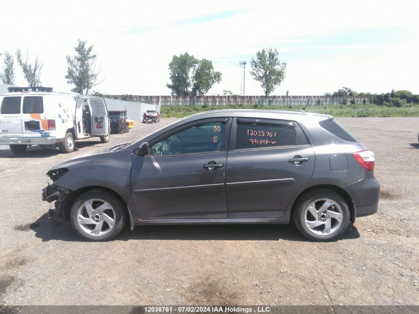 2012 Toyota Matrix VIN: 2T1KU4EE0CC791648 Lot: 12038761