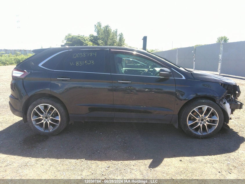 2015 Ford Edge Titanium VIN: 2FMTK4K8XFBB31523 Lot: 12038784