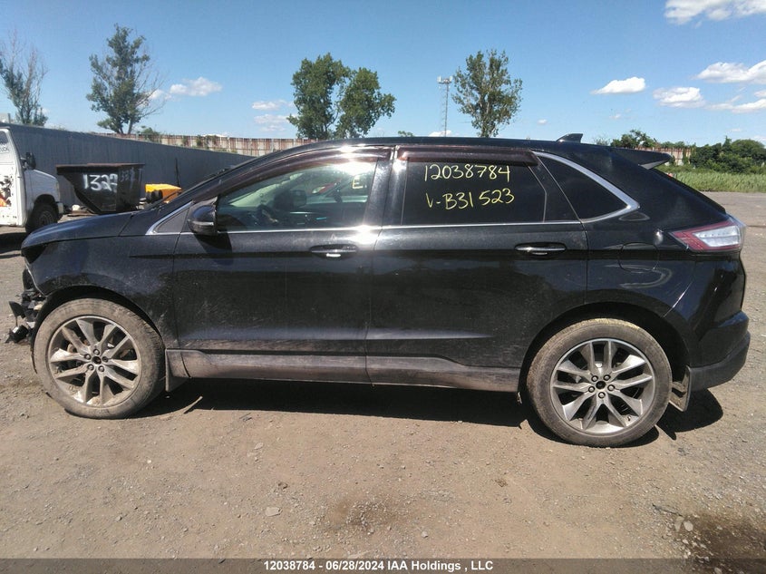 2015 Ford Edge Titanium VIN: 2FMTK4K8XFBB31523 Lot: 12038784