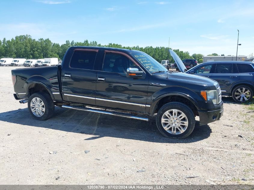 2010 Ford F150 Supercrew VIN: 1FTFW1EV2AFB40861 Lot: 12038790